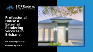 Professional House & External Rendering Services in Brisbane