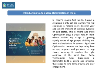 Why App Store Optimization Matters for Delhi/NCR Businesses