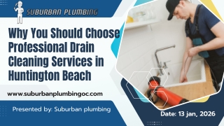 Why You Should Choose Professional Drain Cleaning Services in Huntington Beach