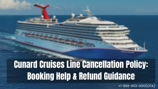 What is the cancellation protection plan for Cunard?