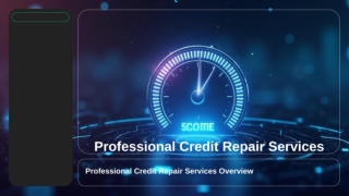 Guide to Choosing the Right Professional Credit Repair Services