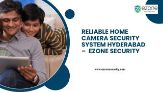 Reliable Home Camera Security System Hyderabad –  Ezone Security