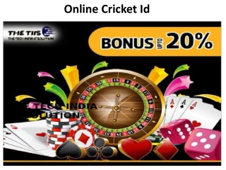 Online Cricket ID |THE TIIS