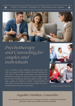 ICEEFT Certified Therapist for individuals and couples