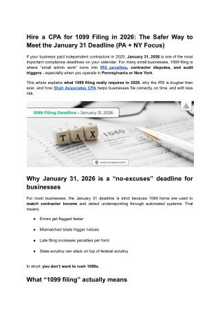 Hire a CPA for 1099 Filing in 2026_ The Safer Way to Meet the January 31 Deadline (PA   NY Focus)