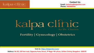 Infertility Specialist in Bangalore | Kalpa Clinic