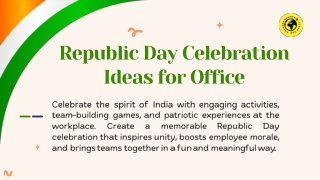 Republic Day Celebration Ideas for Office