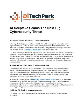 The Anatomy of a Breach: Inside the Rise of Deepfake-as-a-Service