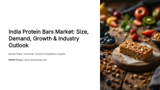 India Protein Bars Market Share, Size, Consumer Trends, Growth & Outlook 2034