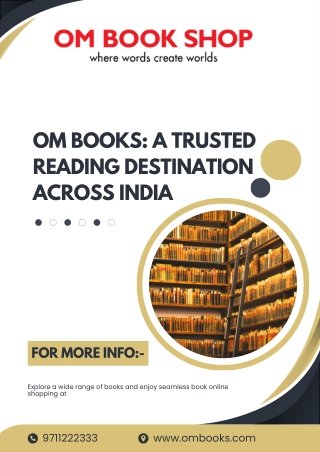 Om Books A Trusted Reading Destination across India