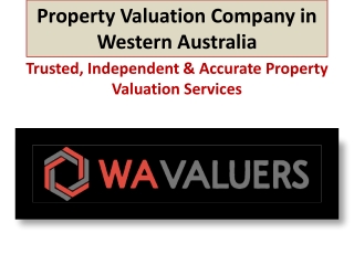 Property Valuation Company in Western Australia | WA Valuers