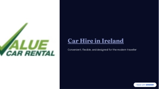 Car Hire in Ireland