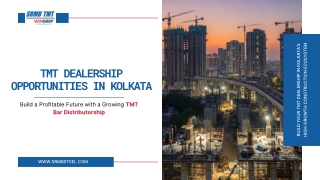 TMT Dealership in Kolkata: Key Factors, Cost & Profit Guide