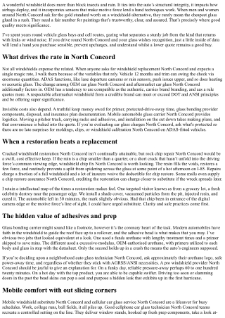 Best Price Windshield Replacement North Concord: Quality Meets Value