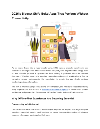 2026’s Biggest Shift_ Build Apps That Perform Without Connectivity