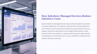 How Salesforce Managed Services Reduce Salesforce Costs