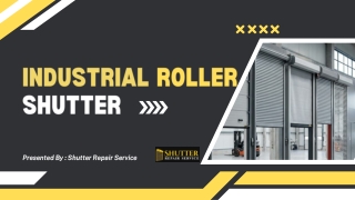Industrial Roller Shutter London