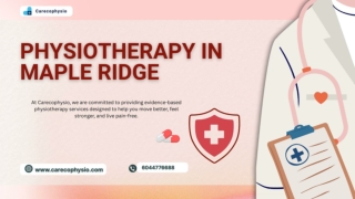 Physiotherapy in Maple Ridge - Carecophysio