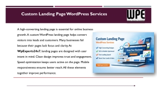 custom-landing-page-wordpress-wpexperts24x7