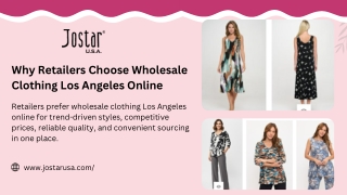 Trusted Wholesale Clothing Los Angeles Online Suppliers for Retail Success