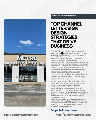 Top Channel Letter Sign Design Strategies That Drive Business