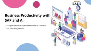 Boosting Business Productivity with SAP & AI | Snak Consultancy