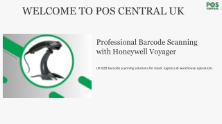 Professional Barcode Scanning with Honeywell Voyager