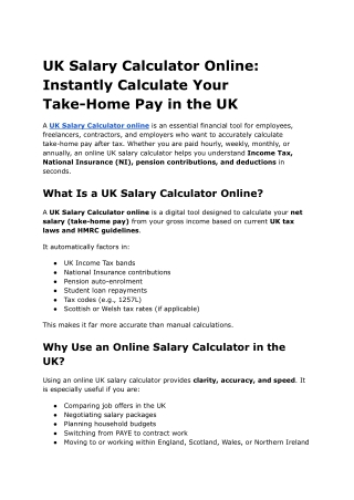 UK Salary Calculator Online_ Instantly Calculate Your Take-Home Pay in the UK
