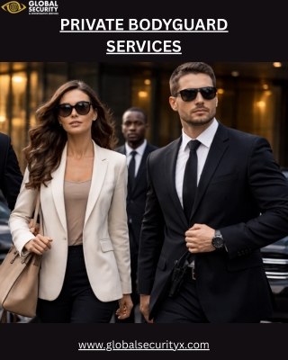 Private Bodyguard Services for Discreet, Professional & Reliable Protection