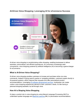 AI-Driven Voice Shopping_ Leveraging AI for eCommerce Success - PulseSolutions.com