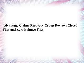 Advantage Claims Recovery Group Inc.