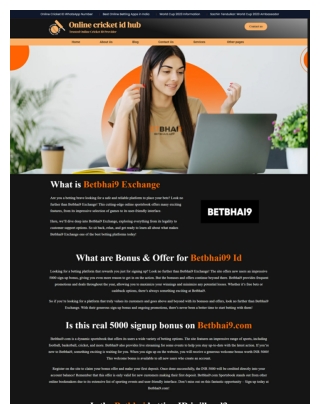 Betbhai9 Exchange – Informational Guide & Overview