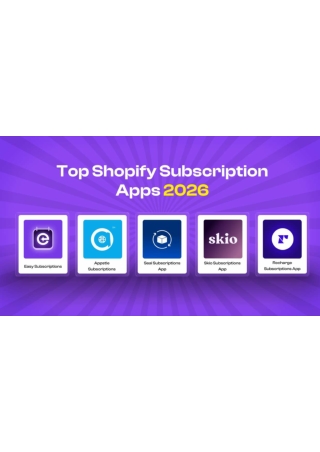 Top Shopify subscription apps 2026
