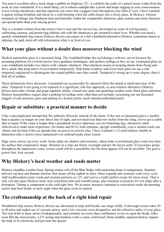 Comprehensive Auto Glass Repair Hickory: From Chips to Full Replacements