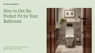 How Can You Get the Perfect Fit for Your Bathroom