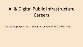 AI & Digital Public Infrastructure Careers