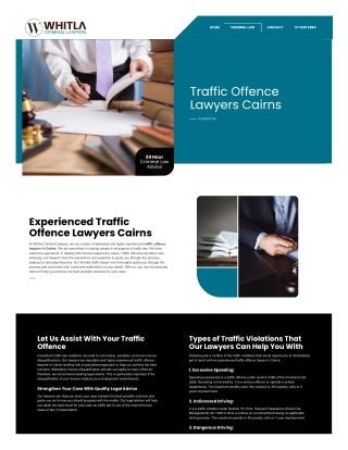 Traffic Offence Lawyers Cairns