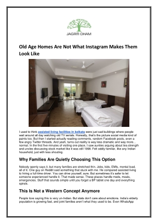 Finding Comfort and Class: The New Wave of Retirement Living