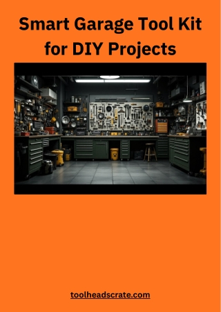 Smart Garage Tool Kit for DIY Projects