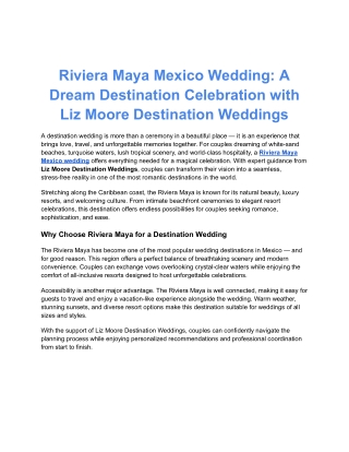 Trusted Wedding Planner in Los Cabos Mexico | Liz Moore Destination Weddings