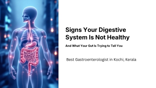 Signs Your Digestive System Is Not Healthy