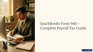 QuickBooks Form 940 Guide: FUTA Filing, Errors & Support