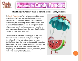 Candy Paradise - Candy Wholesale - UK Candy