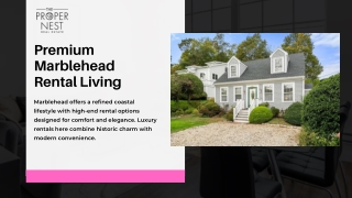 Premium Marblehead Rental Living