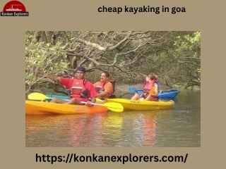 Cheap Kayaking in Goa – Enjoy Scenic River Kayaking in Goa
