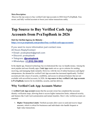 13. Buy CashApp Accounts with $4k, $6k, $20k Balance Verified