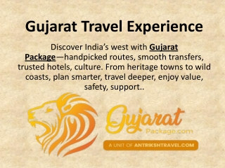 gujarat tour packages from major cities.pptx