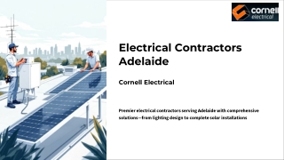 Electrical Work Done Right by Electrical Contractors in Adelaide
