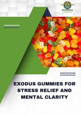 Exodus Gummies for Stress Relief and Mental Clarity