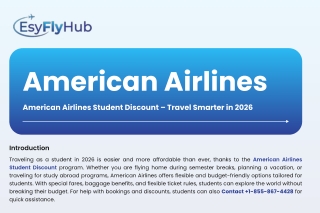 Esyflyhub American Airlines Student Discount